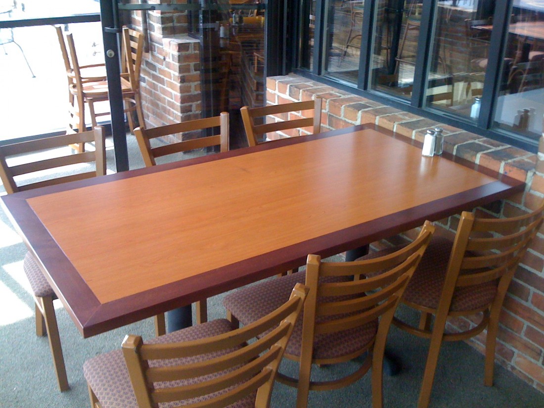 Restaurant Wood Table and Chairs by Ferrante Manufacturing Co. in Detroit, MI